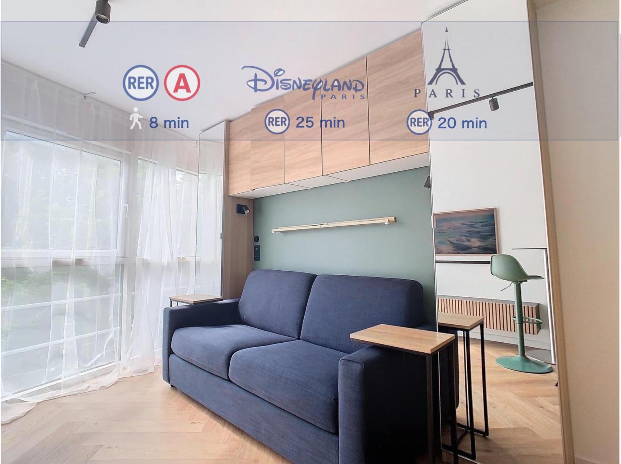 Apartamento Smart Ultra Connecte - Escale Parfaite Entre Disneyland Et Paris Noisy-le-Grand